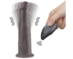 Двухслойный перезаряжаемый ротатор на присоске Platinum Silicone, 20,5 см, Ø 4,8 см-foto11