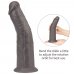 Двухслойный перезаряжаемый ротатор на присоске Platinum Silicone, 20,5 см, Ø 4,8 см
