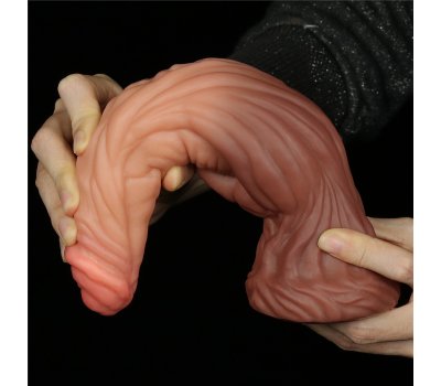 Фаллоимитатор с градиентом и ярким рельефом Platinum Silicone Cock 24,5 см, Ø 6,3 см Фаллоимитатор с градиентом и ярким рельефом Platinum Silicone Cock 24,5 см, Ø 6,3 см