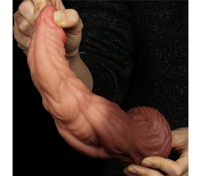 Фаллоимитатор с градиентом и ярким рельефом Platinum Silicone Cock 24,5 см, Ø 6,3 см Фаллоимитатор с градиентом и ярким рельефом Platinum Silicone Cock 24,5 см, Ø 6,3 см
