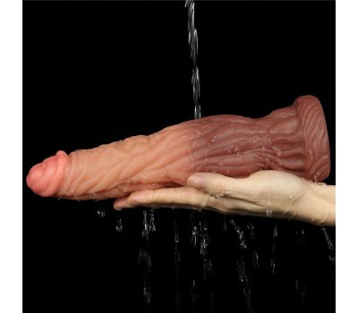 Фаллоимитатор с градиентом и ярким рельефом Platinum Silicone Cock 24,5 см, Ø 6,3 см Фаллоимитатор с градиентом и ярким рельефом Platinum Silicone Cock 24,5 см, Ø 6,3 см