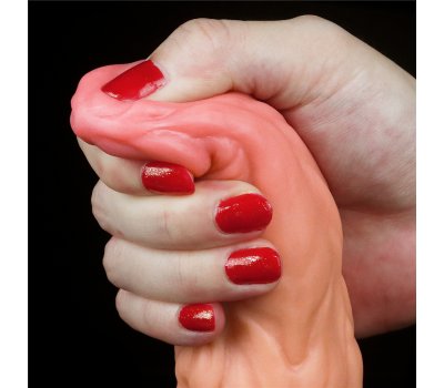 Фаллоимитатор телесного цвета с ярким рельефом Platinum Silicone Cock 24,5 см, Ø 6,3 см Фаллоимитатор телесного цвета с ярким рельефом Platinum Silicone Cock 24,5 см, Ø 6,3 см