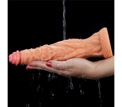Фаллоимитатор телесного цвета с ярким рельефом Platinum Silicone Cock 24,5 см, Ø 6,3 см Фаллоимитатор телесного цвета с ярким рельефом Platinum Silicone Cock 24,5 см, Ø 6,3 см