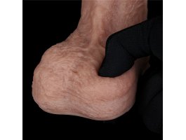 Фаллоимитатор телесного цвета с ярким рельефом Platinum Silicone Cock 21,5 см, Ø 4,2 см-foto14