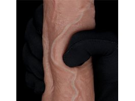Фаллоимитатор телесного цвета с ярким рельефом Platinum Silicone Cock 21,5 см, Ø 4,2 см-foto13