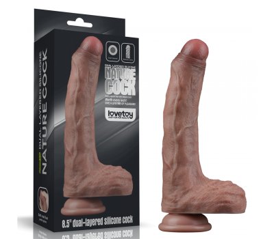 Фаллоимитатор телесного цвета с ярким рельефом Platinum Silicone Cock 22 см, Ø 4,2 см Фаллоимитатор телесного цвета с ярким рельефом Platinum Silicone Cock 22 см, Ø 4,2 см