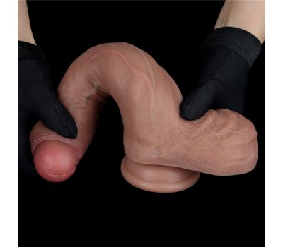 Фаллоимитатор телесного цвета с ярким рельефом Platinum Silicone Cock 22 см, Ø 4,2 см Фаллоимитатор телесного цвета с ярким рельефом Platinum Silicone Cock 22 см, Ø 4,2 см