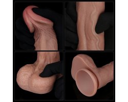 Фаллоимитатор телесного цвета Silicone Cock 22,5 см, Ø 4,2 см-foto6