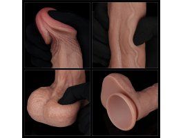 Фаллоимитатор телесного цвета Silicone Cock 22,5 см, Ø 4,2 см-foto6