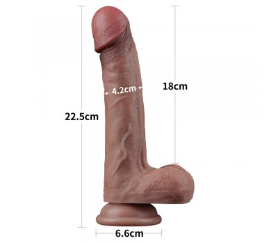 Фаллоимитатор телесного цвета Silicone Cock 22,5 см, Ø 4,2 см Фаллоимитатор телесного цвета Silicone Cock 22,5 см, Ø 4,2 см