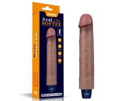 Реалистичный перезаряжаемый вибратор  Real Softee 22,8 см, Ø 4 см Реалистичный перезаряжаемый вибратор  Real Softee 22,8 см, Ø 4 см