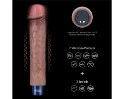 Реалистичный перезаряжаемый вибратор  Real Softee 22,8 см, Ø 4 см-foto5