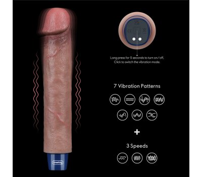 Реалистичный перезаряжаемый вибратор  Real Softee 22,8 см, Ø 4 см Реалистичный перезаряжаемый вибратор  Real Softee 22,8 см, Ø 4 см