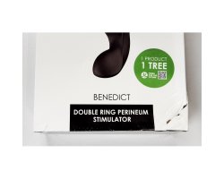 ДЕФЕКТ КОРОБКИ Вибростимулятор промежности Svakom «Benedict» с двойным коьцом, черный, 11,4 см, Ø 5,4 см-foto8