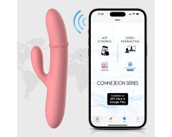 Вибратор с подвижным кольцом из бусин Svakom «Mora Neo» с управлением через смартфон, розовый, 19,5 см, Ø 3,2 см Вибратор с подвижным кольцом из бусин Svakom «Mora Neo» с управлением через смартфон, розовый, 19,5 см, Ø 3,2 см