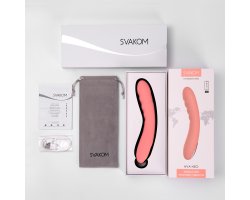 Интерактивный вибратор с поступательными движениями Svakom «Ava Neo», розовый, 18,6 см, Ø 3,3 см-foto7