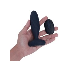Интерактивный анальный стимулятор Svakom «Jordan» с пультом дистанционного управления, темно-сининй, 12 см, Ø 4 см-foto7