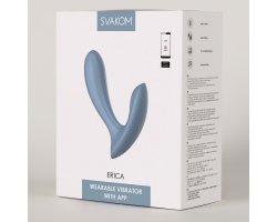 Вибростимулятор с управлением через приложение Svakom «Erica», пыльный голубой-foto3