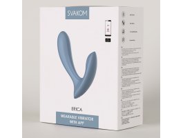 Вибростимулятор с управлением через приложение Svakom «Erica», пыльный голубой-foto3
