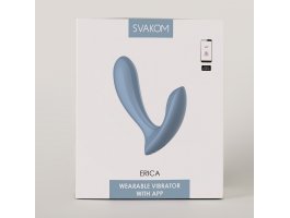 Вибростимулятор с управлением через приложение Svakom «Erica», пыльный голубой-foto7