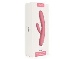 Вибратор Svakom «Avery» с возвратно-поступательными движениями, розовый, 18,6 см, Ø 3,3 см-foto7