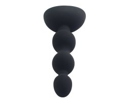 Перезаряжаемая виброёлочка с пультом управления «Anal Beads-s», черная, Ø 2 - 3 см-foto6