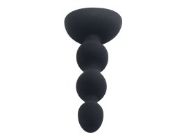 Перезаряжаемая виброёлочка с пультом управления «Anal Beads-s», черная, Ø 2 - 3 см-foto6