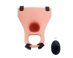 Реалистичный фаллопротез с вибрацией Silicone Curved Dong, 17 см, Ø 4 см-foto4