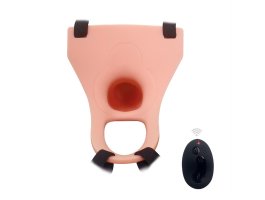 Реалистичный фаллопротез с вибрацией Silicone Curved Dong, 17 см, Ø 4 см-foto4