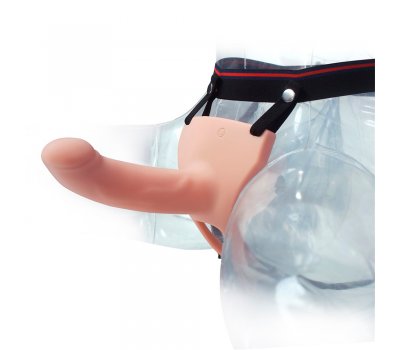 Реалистичный фаллопротез с вибрацией Silicone Curved Dong, 17 см, Ø 4 см Реалистичный фаллопротез с вибрацией Silicone Curved Dong, 17 см, Ø 4 см