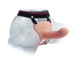 Реалистичный фаллопротез с вибрацией Silicone Curved Dong, 17 см, Ø 4 см-foto5
