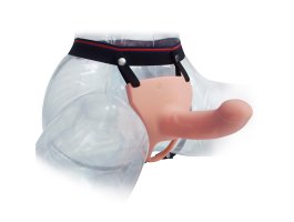 Реалистичный фаллопротез с вибрацией Silicone Curved Dong, 17 см, Ø 4 см-foto5