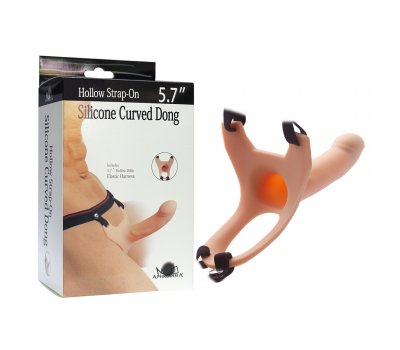 Реалистичный фаллопротез из силикона Silicone Curved Dong, 14,5 см, Ø 3,5 см Реалистичный фаллопротез из силикона Silicone Curved Dong, 14,5 см, Ø 3,5 см