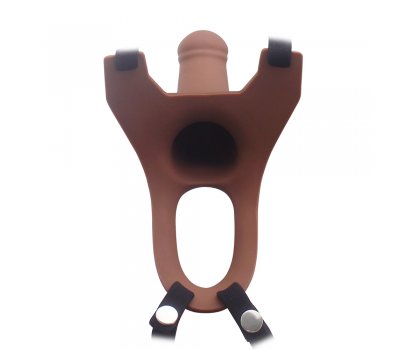 Реалистичный фаллопротез из силикона Silicone Curved Dong, мулат, 17 см, Ø 4 см Реалистичный фаллопротез из силикона Silicone Curved Dong, мулат, 17 см, Ø 4 см