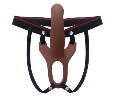 Реалистичный фаллопротез из силикона Silicone Curved Dong, мулат, 17 см, Ø 4 см Реалистичный фаллопротез из силикона Silicone Curved Dong, мулат, 17 см, Ø 4 см