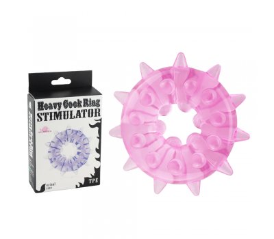 Кольцо эрекционное розового цвета "Heavy Cock Ring- Stimulator" Кольцо эрекционное розового цвета "Heavy Cock Ring- Stimulator"