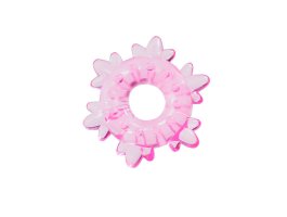 Кольцо эрекционное розового цвета "Heavy Cock Ring- Ice Flower"
