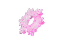 Кольцо эрекционное розового цвета "Heavy Cock Ring- Ice Flower"-foto2