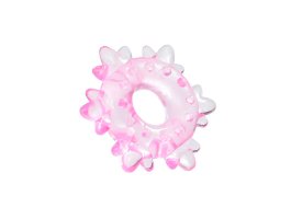 Кольцо эрекционное розового цвета "Heavy Cock Ring- Ice Flower"-foto5