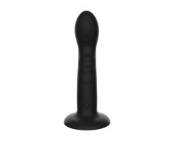 Перезаряжаемый вибратор с пульсацией "Duo-pulse rippled vibrator", черный, 17,2 см, Ø 4 см-foto7