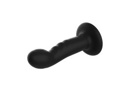 Перезаряжаемый вибратор с пульсацией "Duo-pulse rippled vibrator", черный, 17,2 см, Ø 4 см-foto4