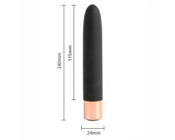 Перезаряжаемый вибратор Charming Vibe "Dick" 14 см, Ø 2,4 см-foto4
