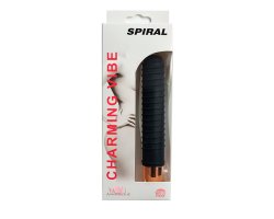 Перезаряжаемый вибратор Charming Vibe "Spiral" 14,5 см, Ø 2,6 см-foto3