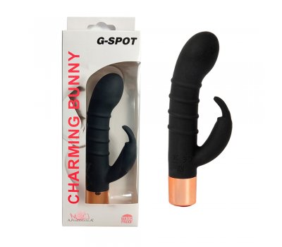 Перезаряжаемый вибратор-кролик Charming Bunny "G-Spot" 14,2 см, Ø 2,8 см Перезаряжаемый вибратор-кролик Charming Bunny "G-Spot" 14,2 см, Ø 2,8 см