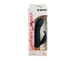 Перезаряжаемый вибратор-кролик Charming Bunny "G-Spot" 14,2 см, Ø 2,8 см-foto4