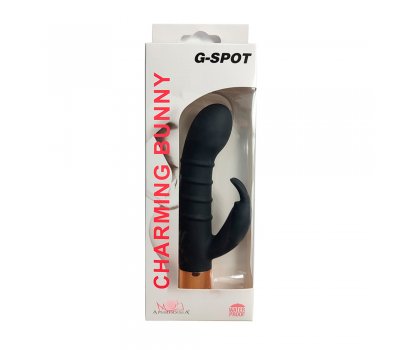 Перезаряжаемый вибратор-кролик Charming Bunny "G-Spot" 14,2 см, Ø 2,8 см Перезаряжаемый вибратор-кролик Charming Bunny "G-Spot" 14,2 см, Ø 2,8 см