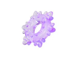 Кольцо эрекционное пурпурного цвета "Heavy Cock Ring- Ice Flower"-foto2