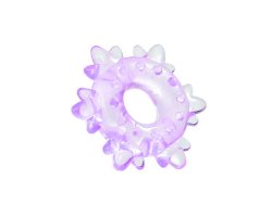Кольцо эрекционное пурпурного цвета "Heavy Cock Ring- Ice Flower"-foto3
