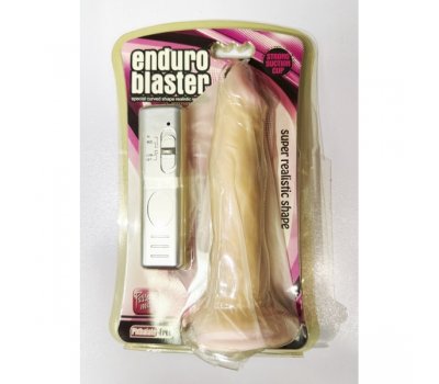 ДЕФЕКТ УПАКОВКИ Вибратор реалистичный на присоске Enduro Blaster Realistic Dong, длина 21,5 см, Ø 3,8 см ДЕФЕКТ УПАКОВКИ Вибратор реалистичный на присоске Enduro Blaster Realistic Dong, длина 21,5 см, Ø 3,8 см