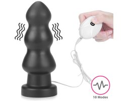 ДЕФЕКТ Большая анальная елочка с вибрацией King Sized, 20 см, Ø 7 см-foto7